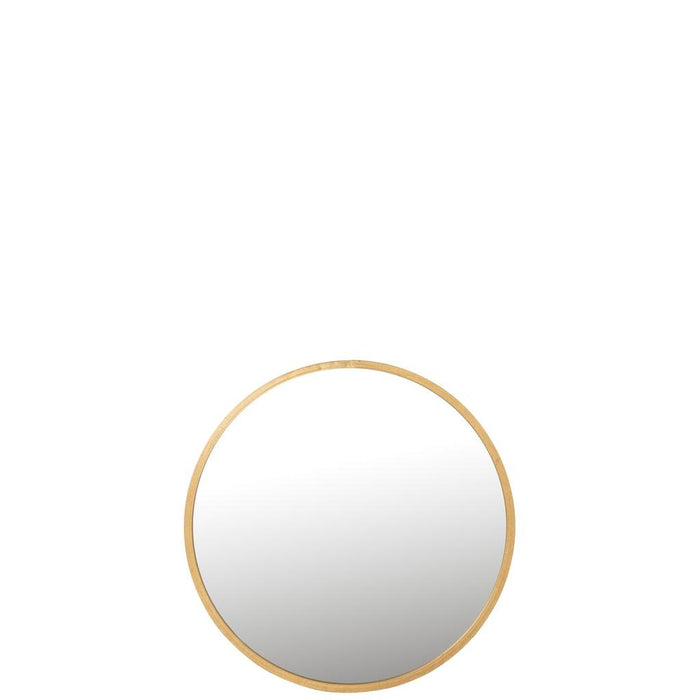 Spiegel Goud Metaal Rond 80 cm 80x80x2 cm-Spiegels-J-Line