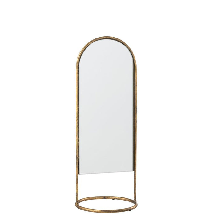 Spiegel Goud Mirror 16 cm 16.5x16.5x45 cm-Spiegels-J-Line