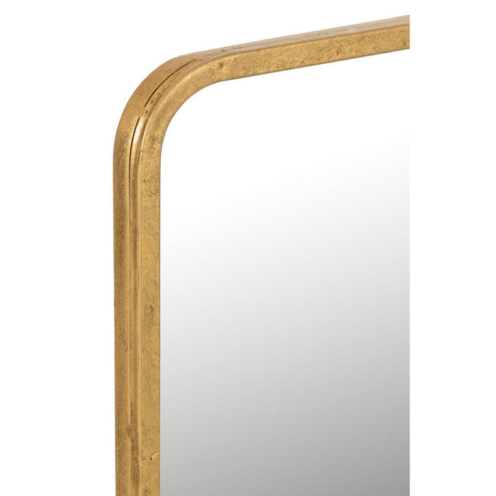Spiegel Goud Mirror Rechthoekig 2.5x40.5x119.5 cm-Spiegels-J-Line