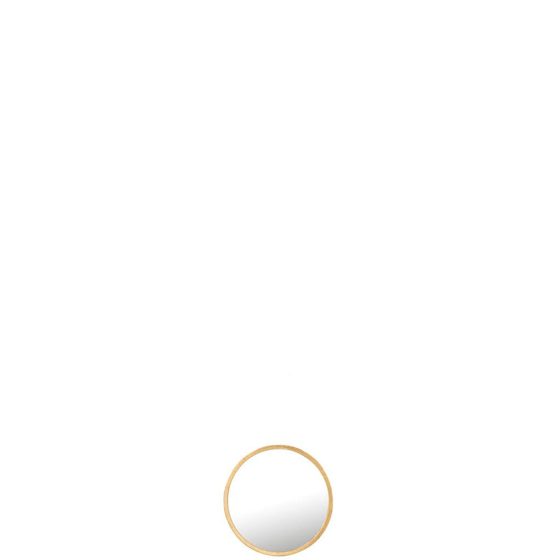 Spiegel Goud Mirror Rond 30 cm 30x30x3 cm-Spiegels-J-Line