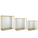 Spiegel Goud Mirror Vierkant 18x60 cm-Spiegels-J-Line