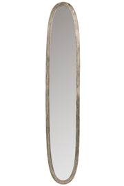 Spiegel Grijs Mirror Ovaal 34x180 cm-Spiegels-J-Line