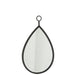 Spiegel Hanging Spiegel Drop Spiegel/MDF Zwart M 2.5x37x61.5 cm-Spiegels-J-Line