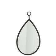 Spiegel Hanging Spiegel Drop Spiegel/MDF Zwart M 2.5x37x61.5 cm-Spiegels-J-Line