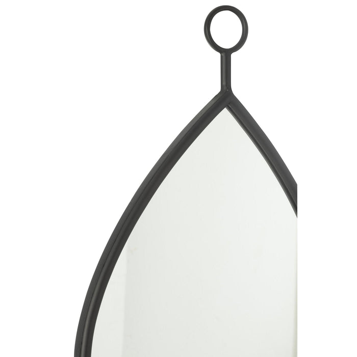 Spiegel Hanging Spiegel Drop Spiegel/MDF Zwart M 2.5x37x61.5 cm-Spiegels-J-Line