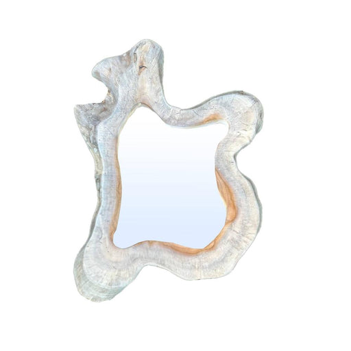 Spiegel Hyro Teakhout Beige 55 cm-Spiegels-PTMD