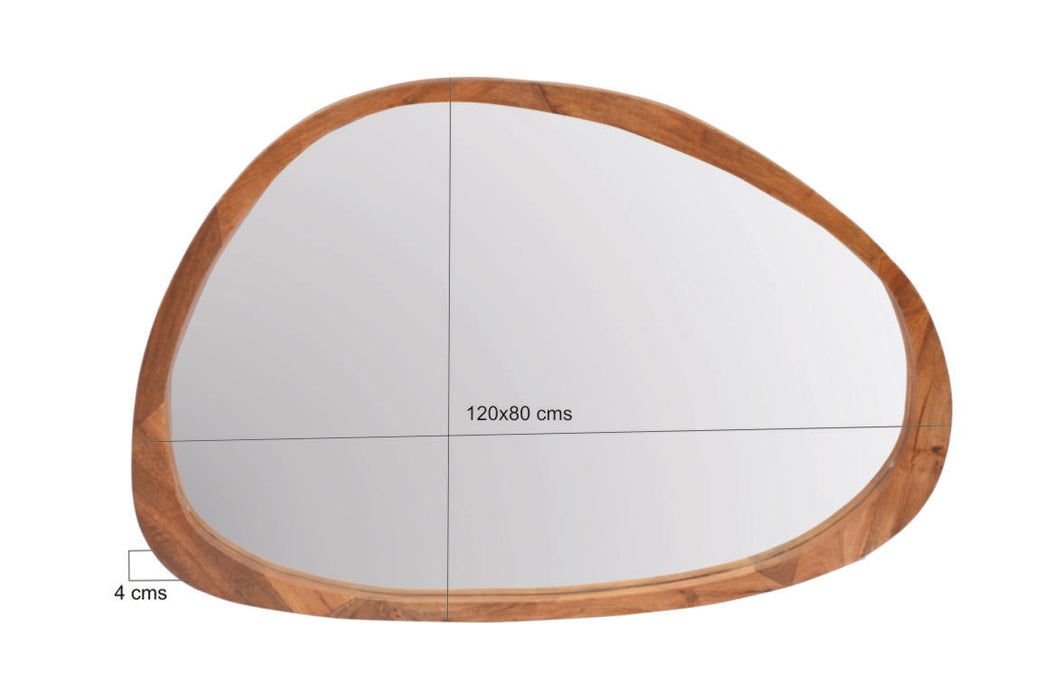 Spiegel Jaira Oil Bruin 120 cm-Spiegels-Livingfurn
