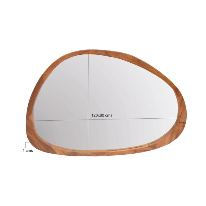 Spiegel Jaira Oil Bruin 120 cm-Spiegels-Livingfurn