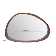 Spiegel Jaira Walnut Bruin 120 cm 120x4x80 cm-Spiegels-Livingfurn