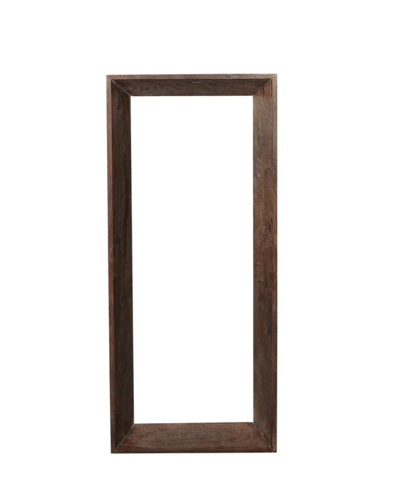 Mirror Kyro Brown Acacia Wood Wood Rectangular Mirror Small