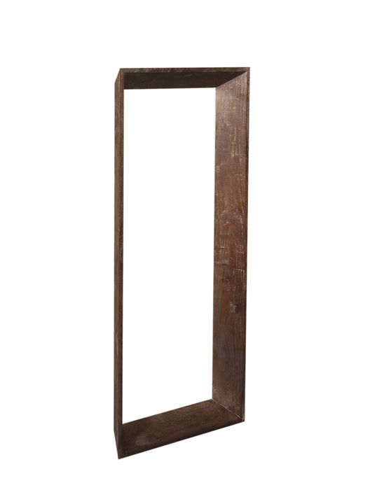 Mirror Kyro Brown Acacia Wood Wood Rectangular Mirror Small