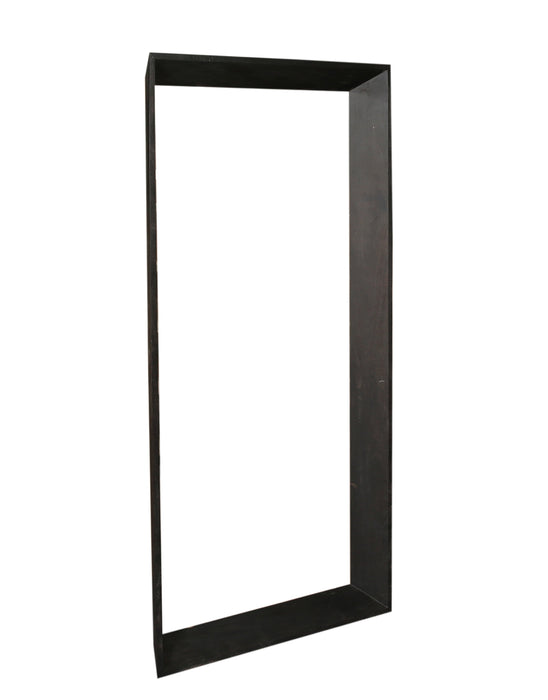 Kyro Black Acacia Wood Rectangular Large Mirror