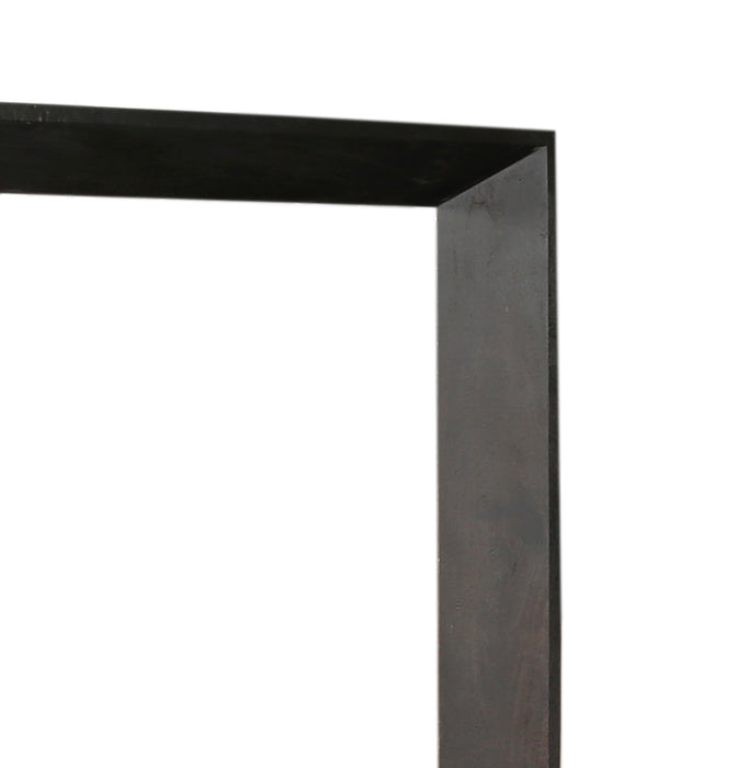 Kyro Black Acacia Wood Rectangular Large Mirror