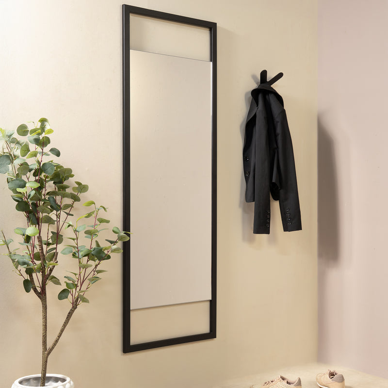 Spiegel LUMA L Rechthoek Zwart Spinder Design 54x2.5x160 cm-Spiegels-Spinder