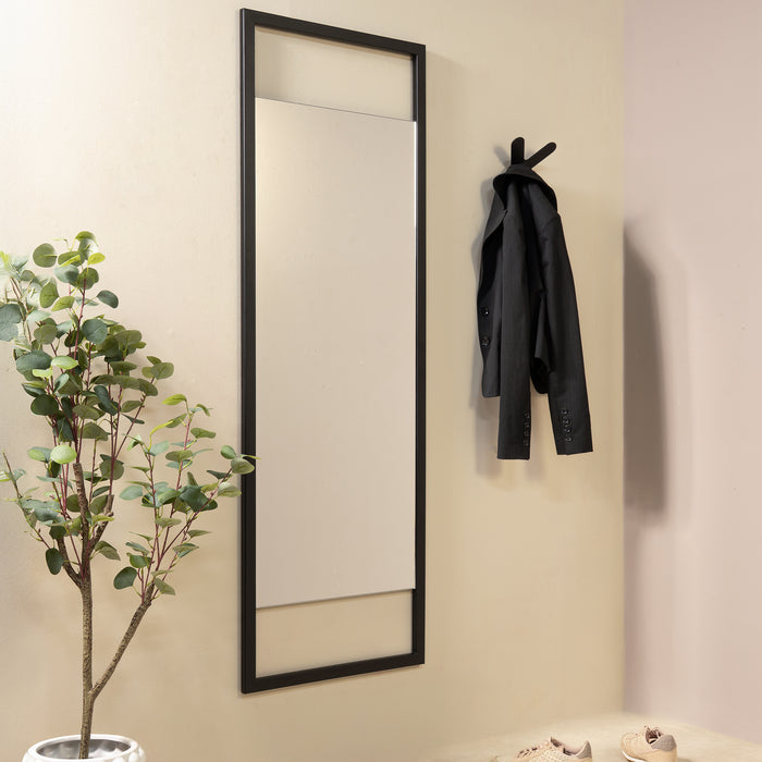 Spiegel LUMA L Rechthoek Zwart Spinder Design 54x2.5x160 cm-Spiegels-Spinder