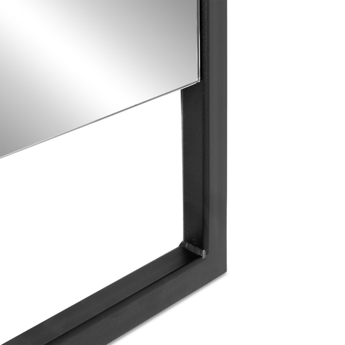 Spiegel LUMA M Rechthoek Zwart Spinder Design 40x2.5x100 cm-Spiegels-Spinder