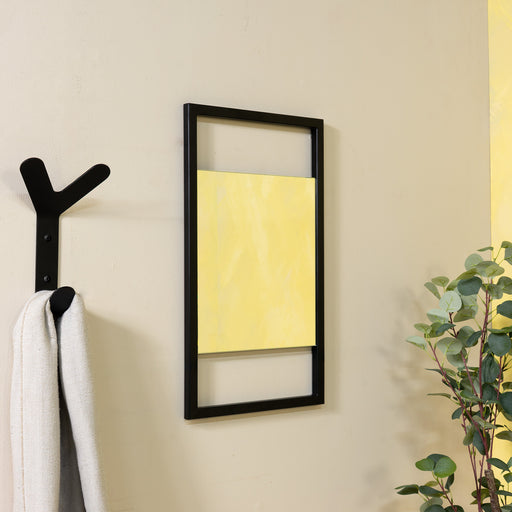 Spiegel LUMA S Rechthoek Zwart Spinder Design 40x2x60 cm-Spiegels-Spinder
