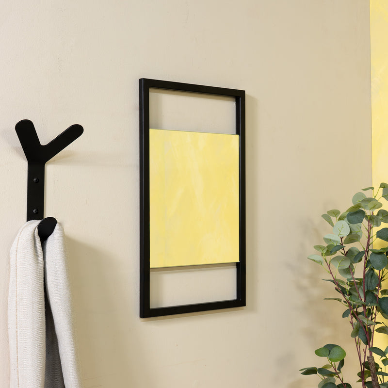 Spiegel LUMA S Rechthoek Zwart Spinder Design 40x2x60 cm-Spiegels-Spinder