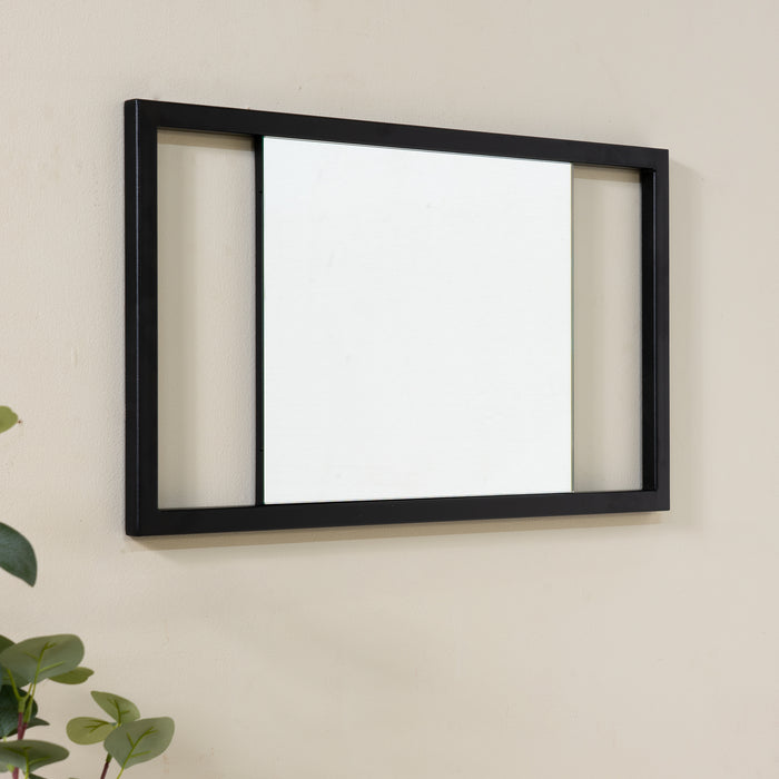 Spiegel LUMA S Rechthoek Zwart Spinder Design 40x2x60 cm-Spiegels-Spinder