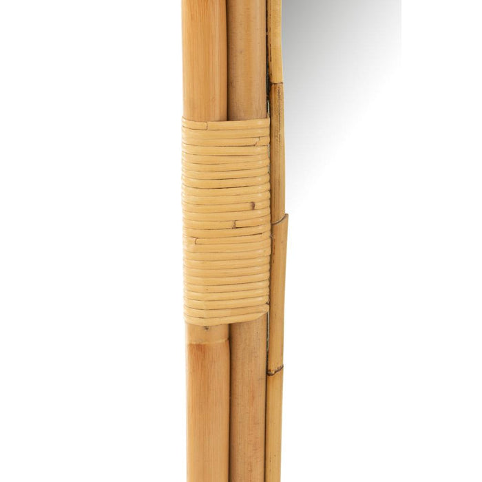 Spiegel Ladder Rotan Naturel 3x80x152 cm-Spiegels-J-Line