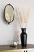 Spiegel Lara Metaal Zwart 48x34 cm-Spiegels-Creating Home