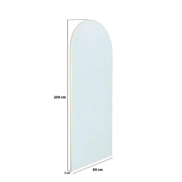 Spiegel Lauren Zwart 200 cm-Spiegels-Livingfurn