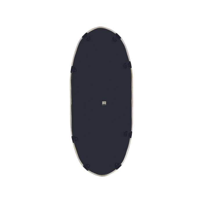 Spiegel Limera Messing Alu Oval Spiegel Irregular Border S