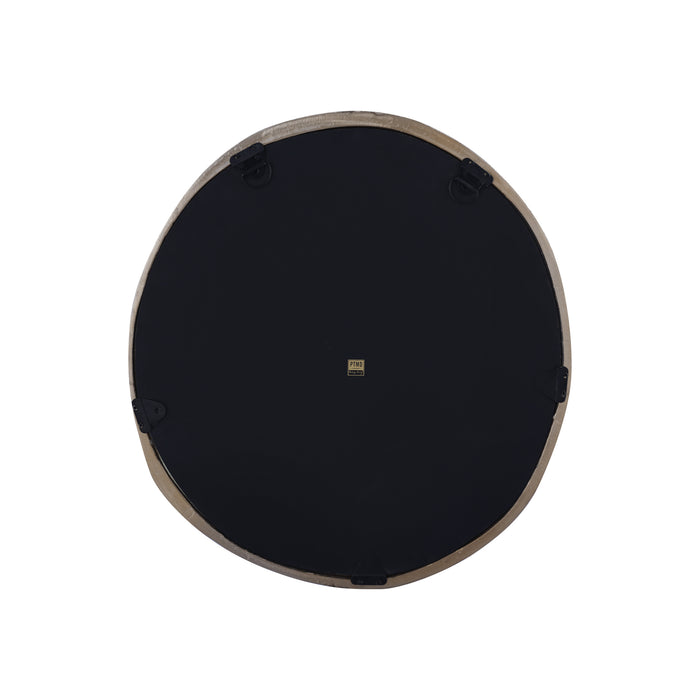 Mirrors Limera Brass Aluminum Round Mirror Irregular Border S