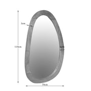 Spiegel Lou 70 cm Licht mango 118x3x68 cm-Spiegels-Starfurn
