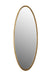 Spiegel Matz Oval L Antique Brass Metaal Bronze 60x160 cm-Spiegels-Creating Home