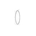 Spiegel Matz Oval L Antique Brass Metaal Bronze 60x160 cm