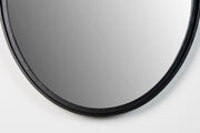 Spiegel Matz Oval L Metaal Zwart 60x160 cm-Spiegels-Creating Home