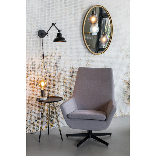 Spiegel Matz Oval M Antique Brass Metaal Bronze 60x80 cm-Spiegels-Creating Home