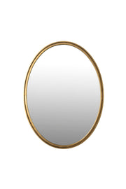Spiegel Matz Oval M Antique Brass Metaal Bronze 60x80 cm-Spiegels-Creating Home