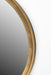 Spiegel Matz Rond Antique Brass Metaal Bronze Ø60x2.7 cm-Spiegels-Creating Home