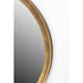 Spiegel Matz Rond Antique Brass Metaal Bronze Ø60x2.7 cm-Spiegels-Creating Home