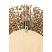 Spiegel Melissa Straw Naturel/Wit Groot 2.5x101x101 cm-Spiegels-J-Line