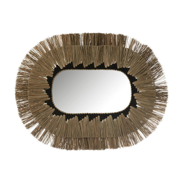 Spiegel Naturel Glas Ovaal 4x115x90 cm-Spiegels-J-Line