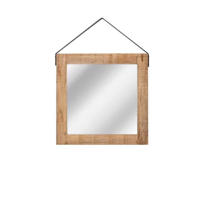 Spiegel Naturel Mangohout 60x60 cm-Spiegels-LABEL51