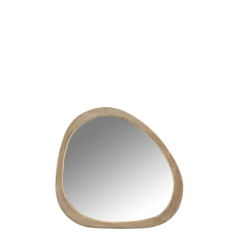 Spiegel Naturel Mangohout hout S 3x64x56 cm-Spiegels-J-Line
