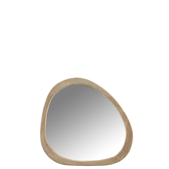 Spiegel Naturel Mangohout hout S 3x64x56 cm-Spiegels-J-Line