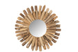Spiegel Naturel Mdf Rond 70 cm 70x70x5 cm-Spiegels-J-Line