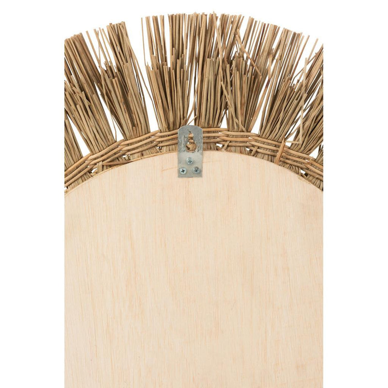 Spiegel Naturel Mirror Rond 66 cm 66.5x66.5x4 cm-Spiegels-J-Line