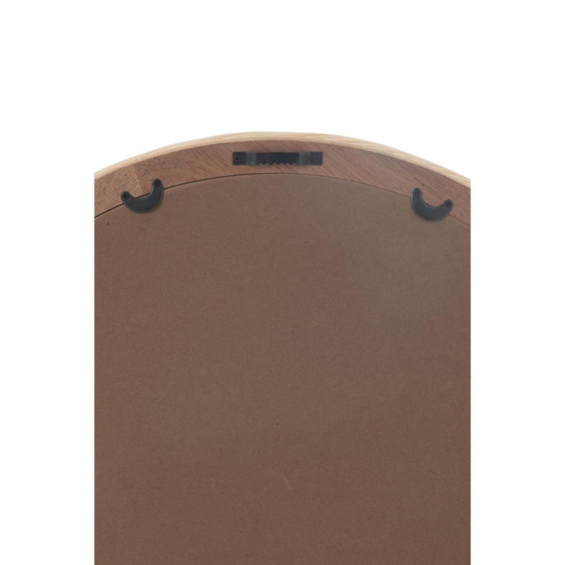 Spiegel Naturel Mirror Rond Naturel 3.5x66.5x66.5 cm-Spiegels-J-Line