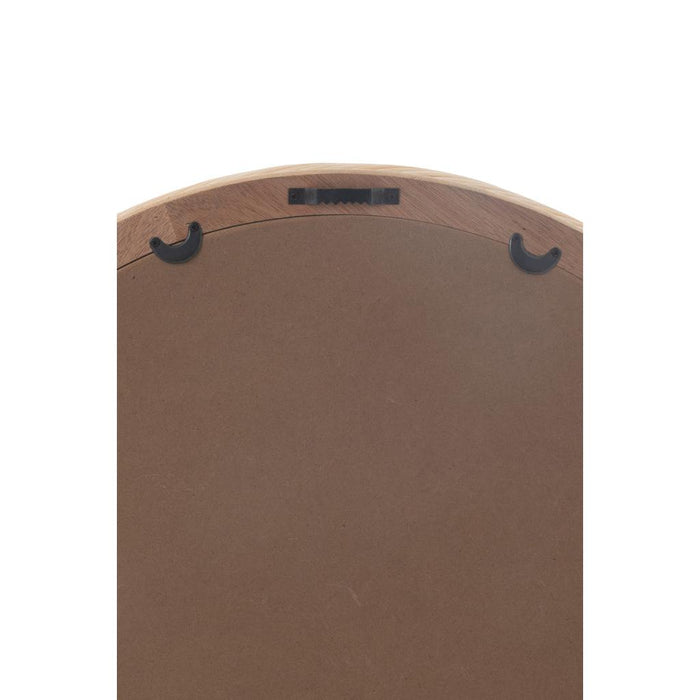 Spiegel Naturel Mirror Rond Naturel 3.5x81x81 cm-Spiegels-J-Line