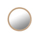 Spiegel Naturel Mirror Rond Naturel 3.5x81x81 cm-Spiegels-J-Line