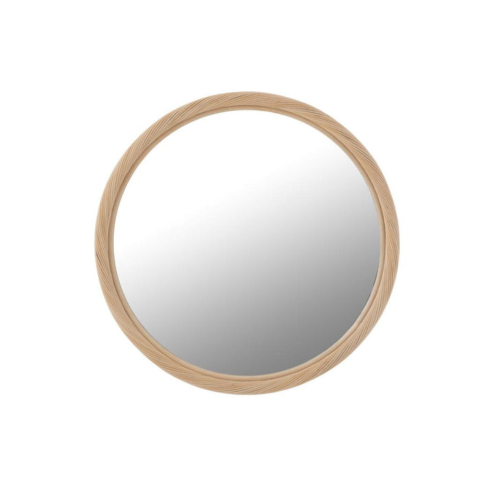 Spiegel Naturel Mirror Rond - Naturel - 46369-Spiegels-J-Line