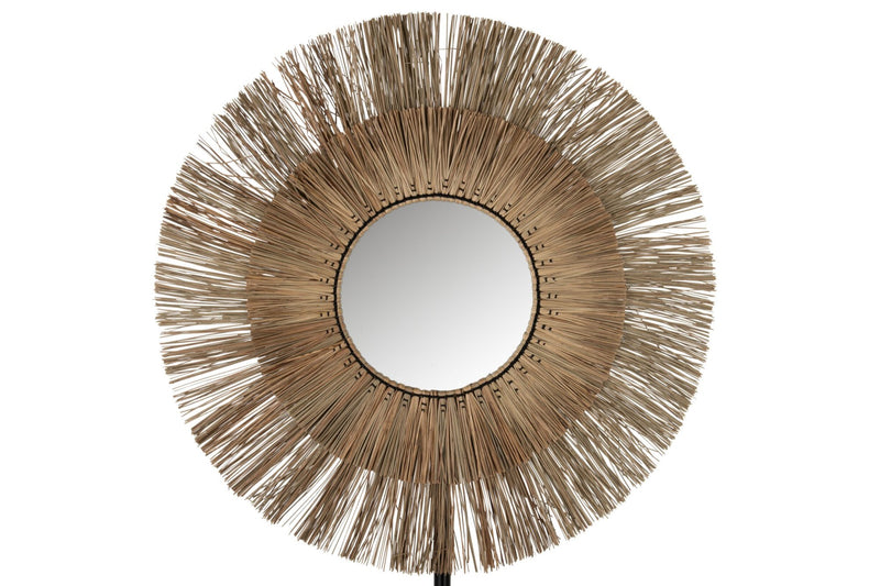 Spiegel Naturel Multiplex Rond 2x110x110 cm-Spiegels-J-Line