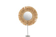Spiegel Naturel Raffia Rond 9x41 cm-Spiegels-J-Line