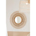 Spiegel Naturel Rotan Rond 60 cm 60x60x3 cm-Spiegels-J-Line